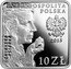Poland 10 Zlotych Agnieszka Osiecka 2013 MW Proof Y# 885 RZECZPOSPOLITA POLSKA MW 2013 10 ZŁ AGNIESZKA OSIECKA coin obverse