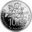Poland 10 Zlotych 130th Anniversary of the Death of Cyprian Norwid 2013 MW Proof Y# 857 10 ZŁ MW RZECZPOSPOLITA POLSKA 2013 coin obverse