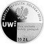 Poland 10 Zlotych 200th Anniversary of the Establishment of the University of Warsaw 2016 MW Proof Y# 952 RZECZPOSPOLITA POLSKA 2016 MW UW:200 DWA STULECIA DOBRY POCZĄTEK 10 ZŁ coin obverse