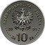 Poland 10 Zlotych Jan III Sobieski 2001 MW Proof Y# 458 RZECZPOSPOLITA POLSKA MW 2001 ZŁ 10 ZŁ coin obverse