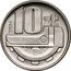 Poland 10 Zlotych (The Key and Gears. Trial Strike) KM# Pr68 10 ZŁ PRÓBA coin reverse