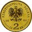 Poland 2 Zlote Salt Mine in Wieliczka 2001 MW Y# 408 RZECZPOSPOLITA POLSKA MW 20 01 ZŁ 2 ZŁ coin obverse