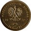 Poland 2 Zlote Michal Siedlecki 2001 MW Y# 421 RZECZPOSPOLITA POLSKA MW 20 01 ZŁ 2 ZŁ coin obverse