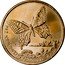 Poland 2 Zlote Swallowtail Butterfly 2001 MW Y# 414 PAŹ KRÓLOWEJ - PAPILIO MACHAON coin reverse