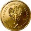 Poland 2 Zlote Pope John Paul II 2005 MW Y# 525 RZECZPOSPOLITA POLSKA MW 2005 ZŁ 2 ZŁ coin obverse