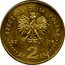 Poland 2 Zlote The Church in Haczow 2006 MW Y# 547 RZECZPOSPOLITA POLSKA MW 20 06 ZŁ 2 ZŁ coin obverse