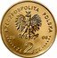 Poland 2 Zlote 90th Anniversary of Regaining Independence of Poland 2008 MW Y# 650 RZECZPOSPOLITA POLSKA MW 2008 ZŁ 2 ZŁ coin obverse