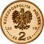 Poland 2 Zlote 70th Anniversary of the Katyn Forest Massacre 2010 MW Y# 721 RZECZPOSPOLITA POLSKA 2010 MW ZŁ 2 ZŁ coin obverse