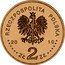 Poland 2 Zlote 65th Anniversary of Liberation of Auschwitz-Birkenau Nazi Camp 2010 MW Y# 712 RZECZPOSPOLITA POLSKA 2010 MW ZŁ 2 ZŁ coin obverse