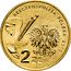Poland 2 Zlote Artur Grottger 2010 MW Y# 746 RZECZPOSPOLITA POLSKA 2010 MW ZŁ 2 ZŁ coin obverse