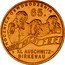 Poland 2 Zlote 65th Anniversary of Liberation of Auschwitz-Birkenau Nazi Camp 2010 MW Y# 712 ROCZNICA OSWOBODZENIA 65. ARBEIT MACHT FREI KL AUSCHWITZ-BIRKENAU coin reverse