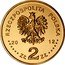 Poland 2 Zlote European Football Championship 2012 MW Y# 823 RZECZPOSPOLITA POLSKA 20 12 MW ZŁ 2 ZŁ coin obverse