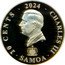 Samoa 20 Cents Nine Tailed Fox 2024 CHARLES III SAMOA 20 CENTS 2024 coin obverse