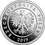 Poland 20 Groszy One Hundred Years of the Zloty. Eagle within a circle 2019 MW Proof; all in proof set MW AG 925 RZECZPOSPOLITA POLSKA 2019 coin obverse