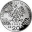 Poland 20 Zlotych Pond Turtle 2002 MW Proof Y# 428 RZECZPOSPOLITA POLSKA MW 2002 ZŁ 20 ZŁ coin obverse