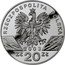 Poland 20 Zlotych European Eel 2003 MW Proof Y# 449 RZECZPOSPOLITA POLSKA MW 2003 ZŁ 20 ZŁ coin obverse