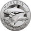 Poland 20 Zlotych Porpoise 2004 MW Proof Y# 515 MORSWIN PHOCOENA PHOCOENA coin reverse