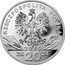 Poland 20 Zlotych Lesser Horseshoe Bat 2010 MW Proof Y# 724 RZECZPOSPOLITA POLSKA 2010 MW ZŁ 20 ZŁ coin obverse