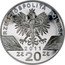Poland 20 Zlotych European Badger 2011 MW Proof Y# 763 RZECZPOSPOLITA POLSKA 2011 MW ZŁ 20 ZŁ coin obverse