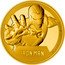 Niue 25 Dollars Marvel. Iron Man 2024 IRON MAN 1/4 OZ 9999 FINE GOLD ©MARVEL coin reverse