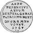 Poland 3 Groschen Stanislaus Augustus Pattern Coin 1767 CI KM# Pn71 AERE PERENNIVS AEVUM SCEPTRAGERAT PATRIAMO BEET OF CR 9 MON VOVET 1767 C I coin reverse