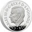 UK 5 Pounds George Michael 2024 Proof CHARLES III D G REX F D 5 POUNDS 2024 MJ coin obverse