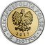 Poland 5 Zlotych The Holy Trinity Chapel at Lublin Castle 2017 MW Y# 975 RZECZPOSPOLITA POLSKA MW 2017 5 ZŁOTYCH coin obverse