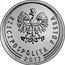 Poland Zloty Circulation Coin 2017 MW Y# 974 MW RZECZPOSPOLITA POLSKA 2017 coin obverse