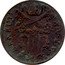 Italy 1/2 Baiocco (Gubbio Coin) KM# 154 BENEDI XIV P M coin obverse