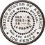 USA 100 Cents 1879 Goloid Metric Dollar. Pattern. Aluminium 1879  UNITED STATES OF AMERICA GOLOID METRIC DOLLAR 15.3 G 236.7 S 28 C 14 GRAMS DEO EST GLORIA. 100 CENTS coin reverse
