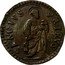 Italy 1 Duetto Lucca/ Republic Standard Coinage SANCTVS PETRVS coin reverse