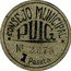 Spain 1 Peseta (Puig) CONSEJO MUNICIPAL PUIG 1 PESETA coin obverse