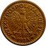 Poland 1 Zloty (Ears. Trial Strike) RZECZPOSPOLITA POLSKA 1928 coin obverse