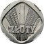 Poland 1 Zloty (Ears. Trial Strike) KM# Pr38 1 ZŁOTY PRÓBA W K coin reverse