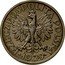 Poland 1 Zloty Pattern Coin 1929 KM# PrA1 RZECZPOSPOLITA POLSKA 1929 coin obverse