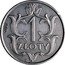 Poland 1 Zloty Pattern Coin 1929 KM# Pn321 1 ZŁOTY PRÓBA coin reverse