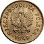 Poland 1 Zloty Trial Strike 1949  RZECZPOSPOLITA POLSKA 1949 coin obverse
