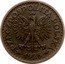 Poland 1 Zloty (Wreath. Trial Strike) RZECZPOSPOLITA POLSKA 1928 coin obverse