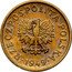 Poland 10 Groszy (Circulation Coin Trial Strike) KM# Pr11 RZECZPOSPOLITA POLSKA 1949 coin obverse