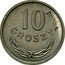 Poland 10 Groszy Circulation Proba Coin 1949 KM# Pr10 10 GROSZY PRÓBA coin reverse