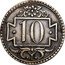 Poland 10 Pfennig (Danzig Coin) 10 coin reverse