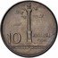 Poland 10 Zlotych 700th Anniversary of Warsaw. Trial Strike 1965 MW KM# Pr135 10 ZŁOTYCH PRÓBA VII WIEKÓW WARSZAWY coin reverse