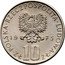 Poland 10 Zlotych Boleslaw Prus. Trial Strike 1975 MW KM# Pr251 POLSKA RZECZPOSPOLITA LUDOWA 19 75 MW ZŁ 10 ZŁ coin obverse