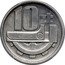 Poland 10 Zlotych (Key and Gears. Trial Strike) KM# Pr51 10 ZŁ coin reverse