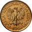 Poland 10 Zlotych (Tadeusz Kosciuszko. Trial Strike) KM# Pr58 POLSKA RZECZPOSPOLITA LUDOWA 1958 coin obverse