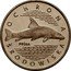 Poland 100 Zlotych Catfish 1977 KM# Pr304 O C H R O N A PRÓBA SRODOWISKA coin reverse