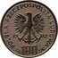 Poland 100 Zlotych Environment Protection. White Stork. Trial Strike 1982 KM# Pr465 POLSKA RZECZPOSPOLITA LUDOWA 19 82 MW ZŁ 100 ZŁ coin obverse
