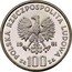 Poland 100 Zlotych Environmental Protection. Horses. Trial Strike 1981 MW Proof KM# Pr448 POLSKA RZECZPOSPOLITA LUDOWA 19 81 MW ZŁ 100 ZŁ coin obverse