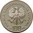 Poland 100 Zlotych Henryk Sienkiewicz. Trial Strike 1977 MW Proof KM# Pr299 POLSKA RZECZPOSPOLITA LUDOWA 19 77 MW ZŁ 100 ZŁ coin obverse