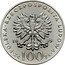 Poland 100 Zlotych (Ignacy Jan Paderewski. Trial Strike) KM# Pr264 POLSKA RZECZPOSPOLITA LUDOWA 19 75 MW ZŁ 100 ZŁ coin obverse